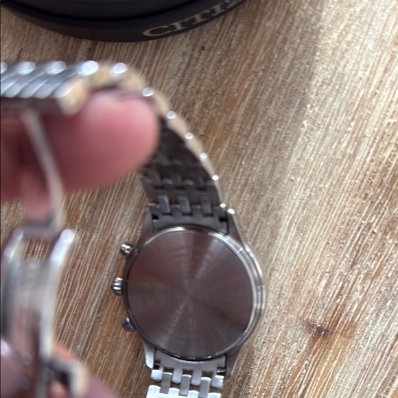 Citizen Eco Drive Silver Chronograph Watch - Picture 2 of 11